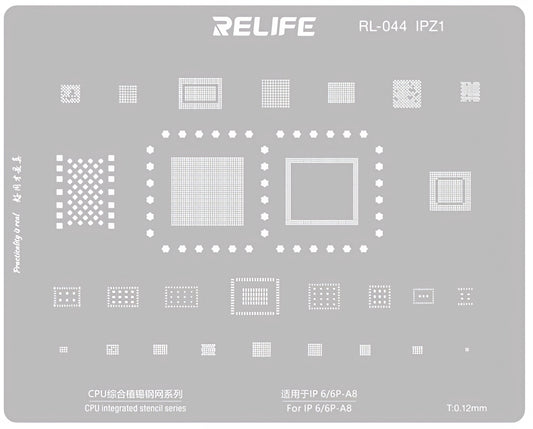 Sito BGA Relife RL-044 za Apple iPhone 6 - 17 Series, CPU