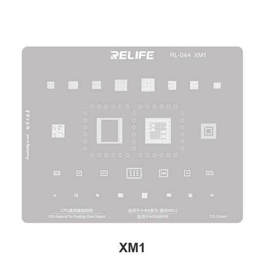 BGA šablon Relife RL-044 V2.0 za CPU Xiaomi serije