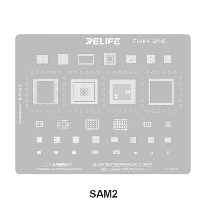 BGA šablon Relife RL-044 V2.0 za CPU Samsung Series