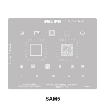 BGA šablon Relife RL-044 V2.0 za CPU Samsung Series