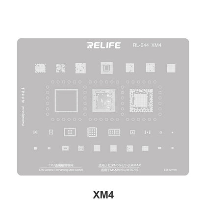 BGA šablon Relife RL-044 V2.0 za CPU Xiaomi serije