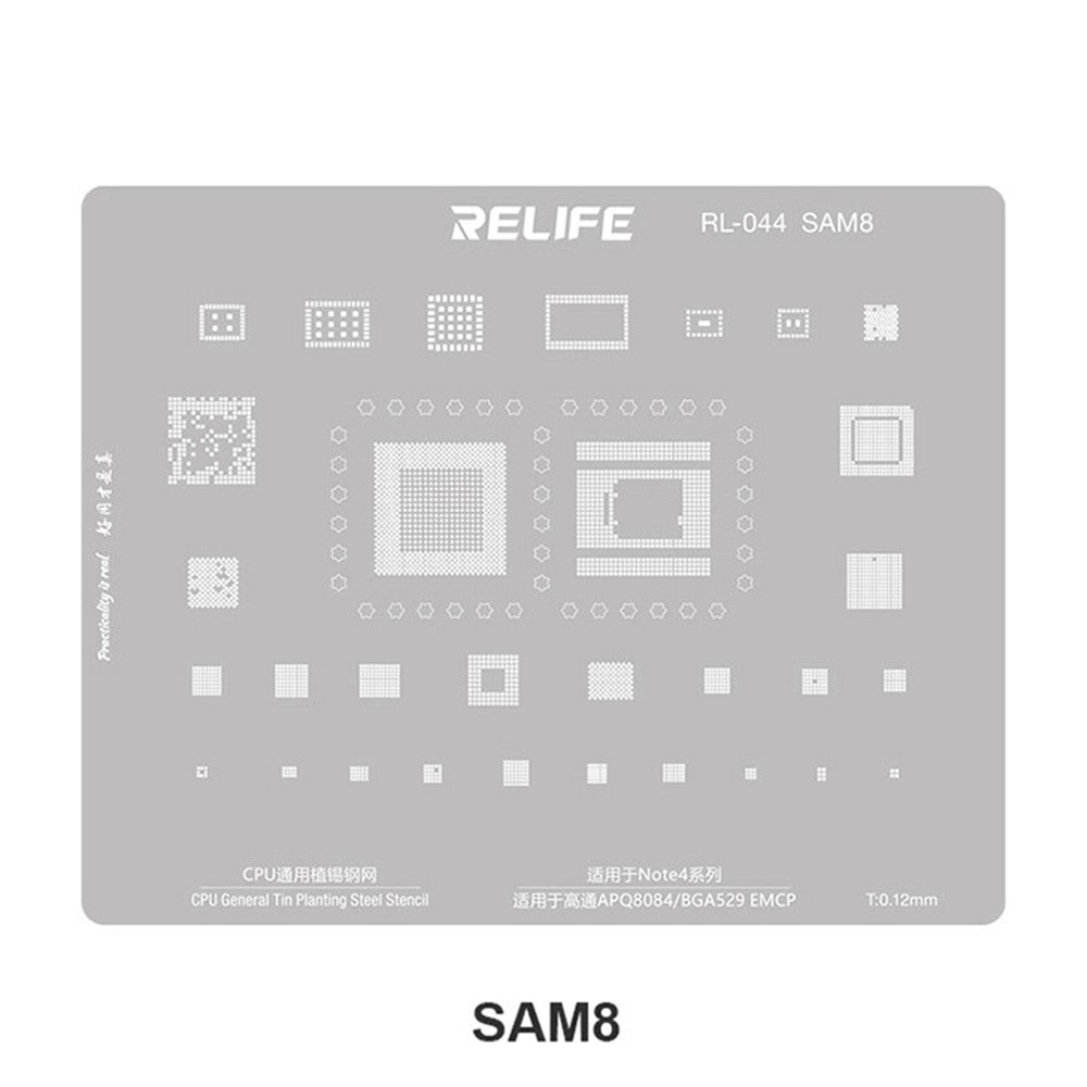 BGA šablon Relife RL-044 V2.0 za CPU Samsung Series