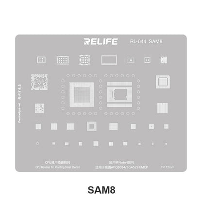 BGA šablon Relife RL-044 V2.0 za CPU Samsung Series