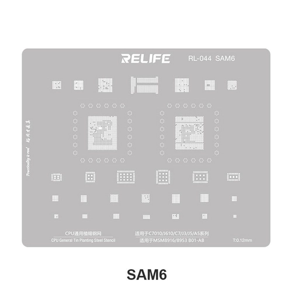 BGA šablon Relife RL-044 V2.0 za CPU Samsung Series