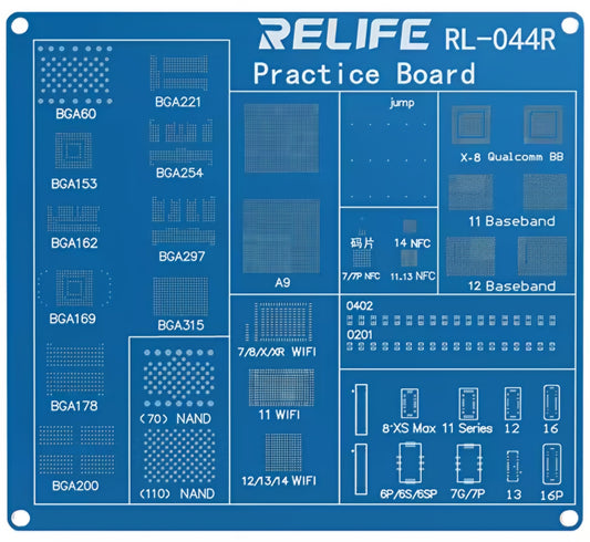 BGA ploča za vežbanje Relife RL-044R za Apple iPhone seriju