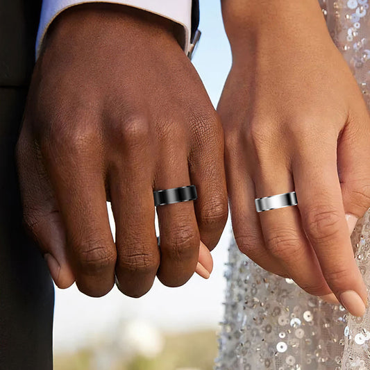 Smart Ring Techsuit R6, Veličina 8, Crna