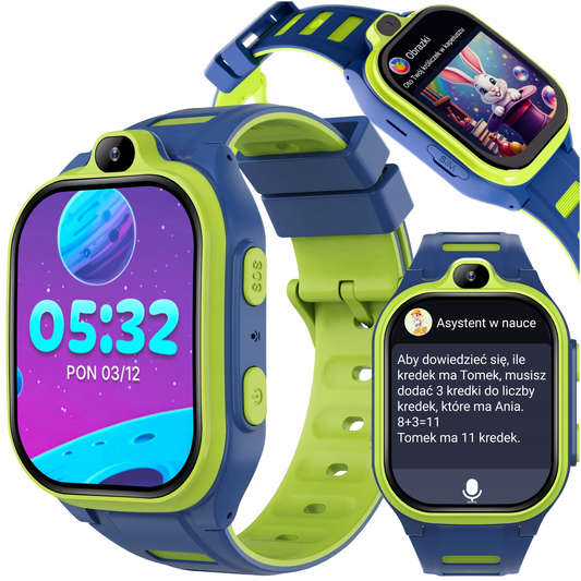 Smartwatch Forever Kids Boost KW-530 Call, Plava