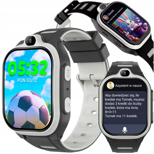 Smartwatch Forever Kids Boost KW-530 Call, Crna