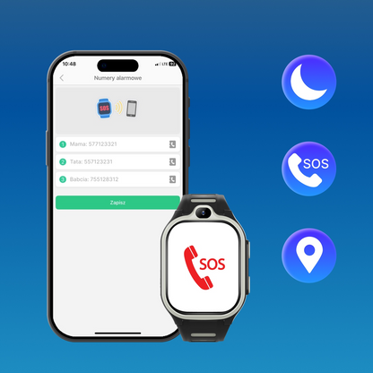 Smartwatch Forever Kids Boost KW-530 Call, Crna