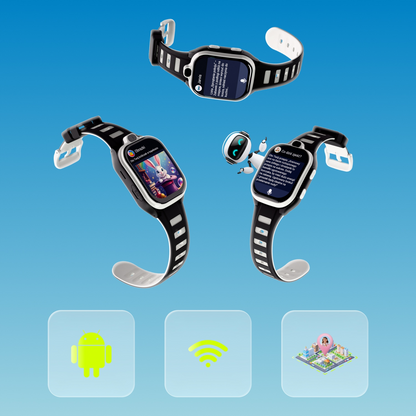 Smartwatch Forever Kids Boost KW-530 Call, Crna