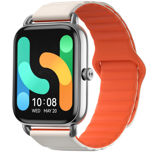 Smartwatch Haylou RS4 Plus LS11, Magnetic Strap, Silver 