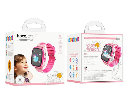 Smartwatch HOCO Y100 Kids, Roze