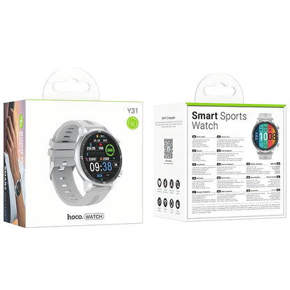 Smartwatch HOCO Y31 Call, Srebrni
