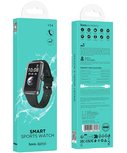 Smartwatch HOCO Y34 Call, Crna