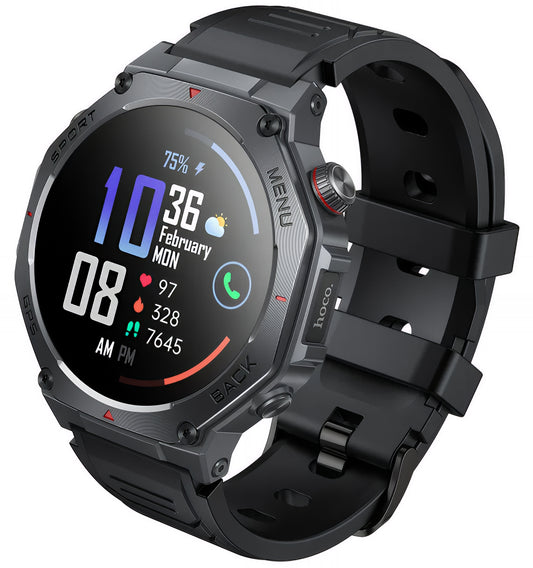 Smartwatch HOCO Y37 Call, Crni