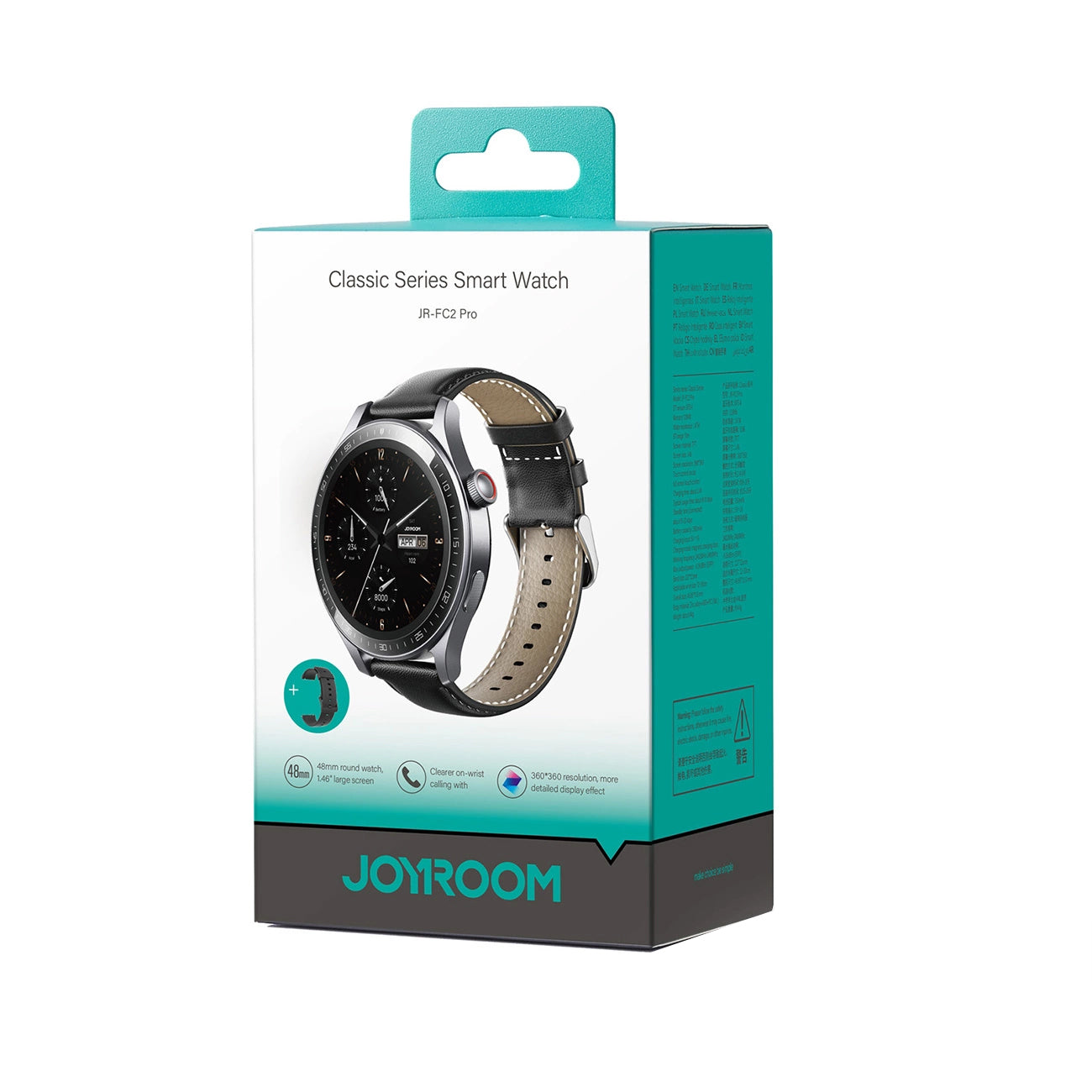 Smartwatch Joyroom JR-FC2 Pro Call, Sivi