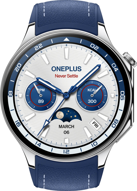 OnePlus Watch 2 smartwatch, Blue 