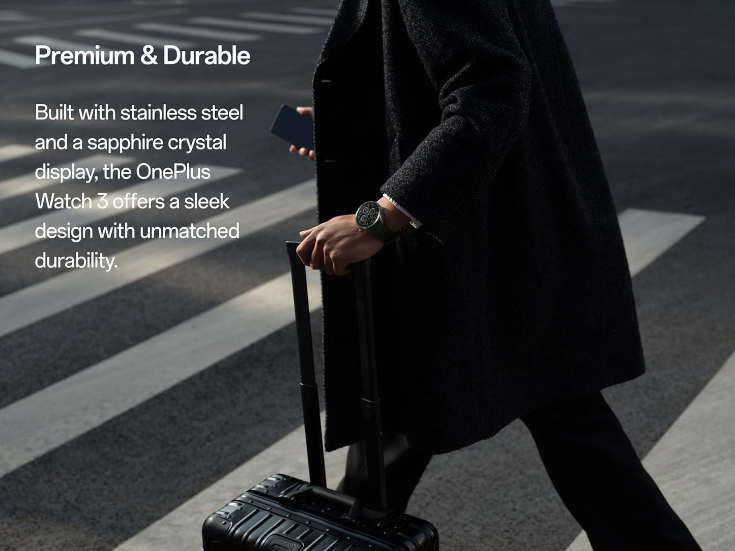 Smartwatch OnePlus Watch 3, 46mm, Crni 5491100340