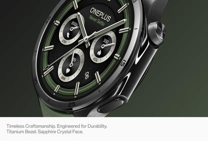 Pametni sat OnePlus Watch 3, 46mm, Zelena, Refabrikovan 5491100341