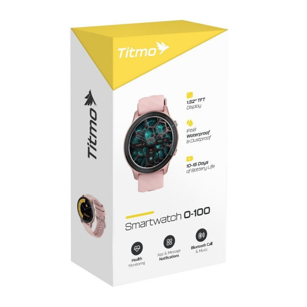 Pametni sat Titmo O-100 Call, Roze