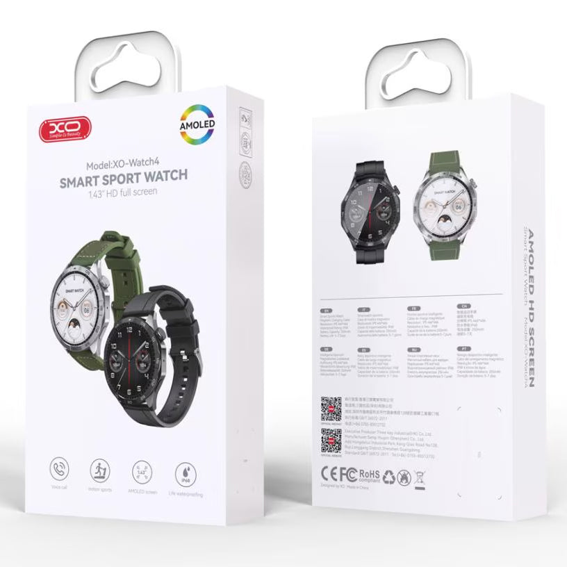 Smartwatch XO Design 4, Crni