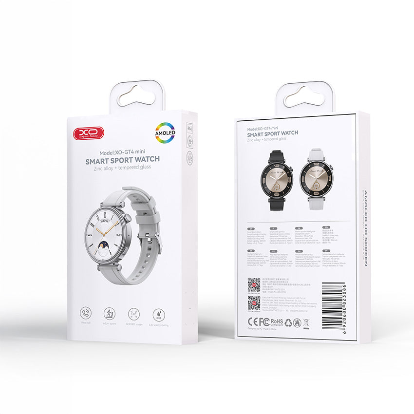 Smartwatch XO Design GT4 Mini, Srebrni