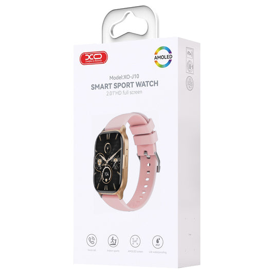 Smartwatch XO Design J10, Roze Zlato