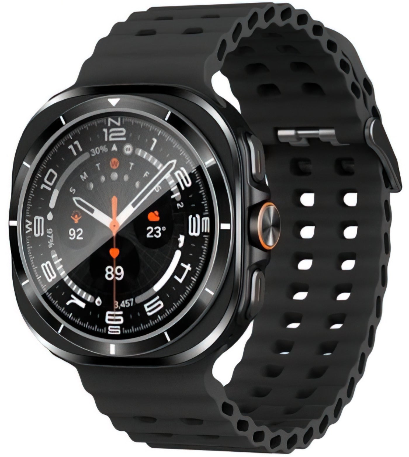 Pametni sat XO Design Ultra, Crna