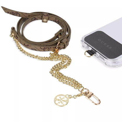 Kaiš za telefon Guess 4G Chain CBDY, Braon