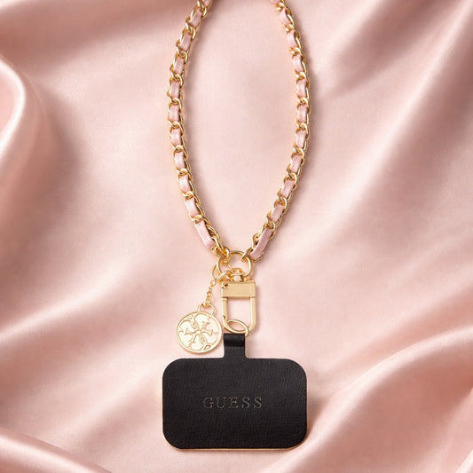 Snur Telefon Guess Saffiano 4G Charm, Crni