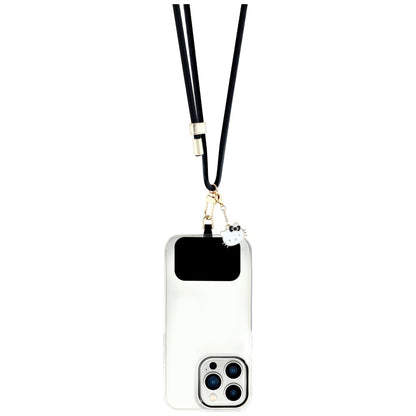 Hello Kitty Crossbody kaiš za telefon, crni