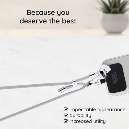 Telefonski kaiš Karl Lagerfeld Choupette, Sivi