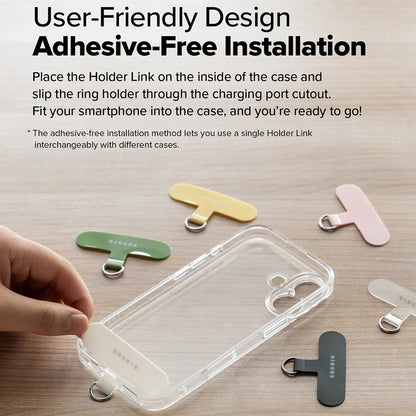 Snur Telefon Ringke Link Flow P-Type, Braon