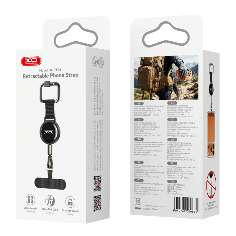 Kabl za telefon XO Design SF16, Crna