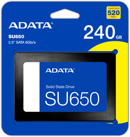Solid State Drive (SSD) Adata SU650, 2.5inch, 240GB, SATA III ASU650SS-240GT-R 