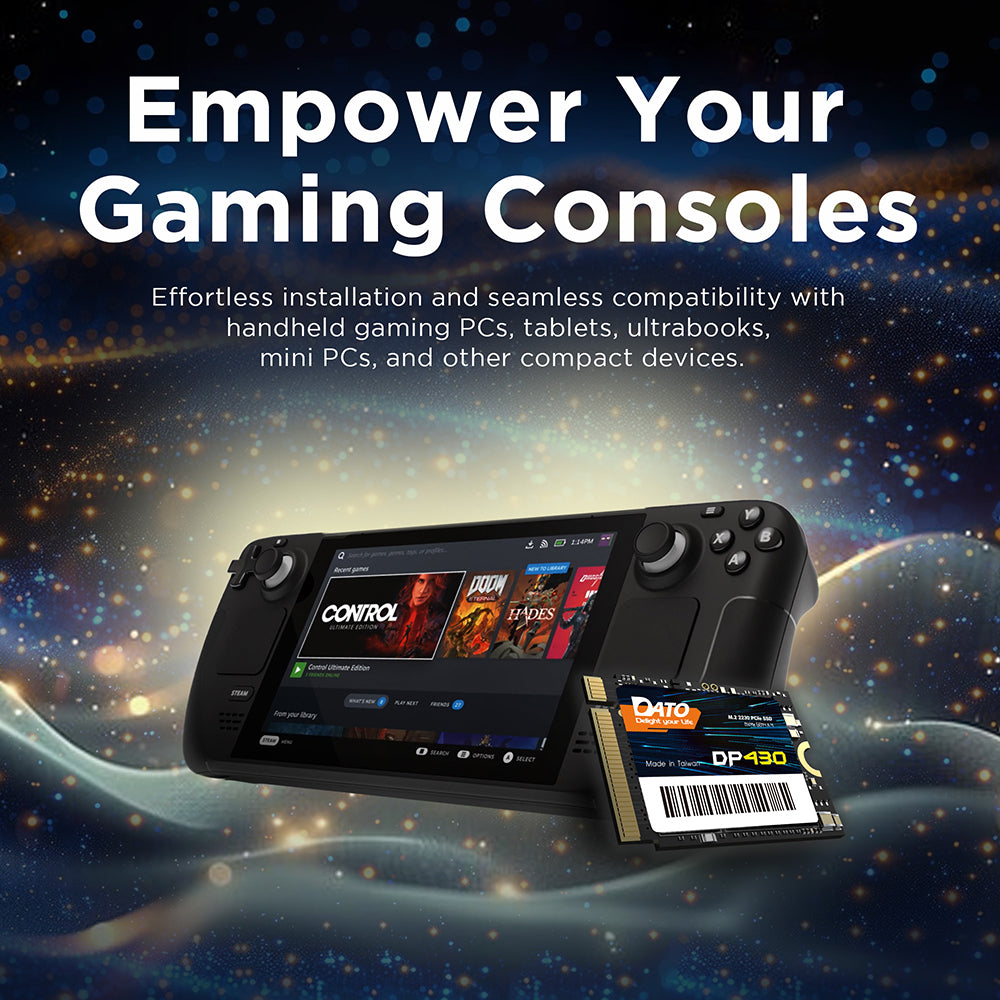 Solid State Drive (SSD) Dato DP430, NVME M.2 2230, PCIE Gen4x4, 1TB, Crni DP430SSD-1TB