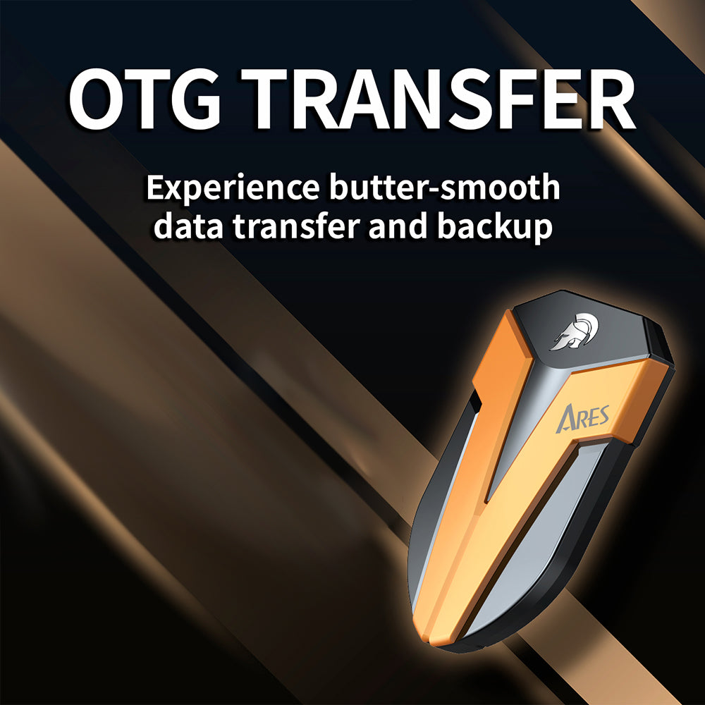 Solid State Drive (SSD Extern) Dato Ares Amber Shield, 2TB, Crni ARSASE-2TB