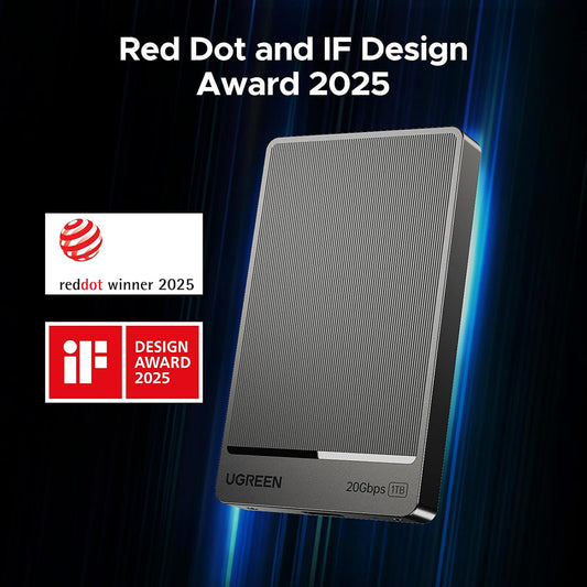 Solid State Drive (SSD Extern) UGREEN 35270, 1TB, Sivi