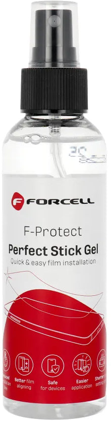Rastvor Gel Forcell Perfect Stick, za nanošenje zaštitne folije od plastike/silikona, 150ml
