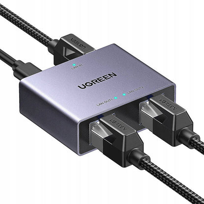 Splitter Mreža UGREEN NW301, RJ45 - 2 x RJ45, Sivi