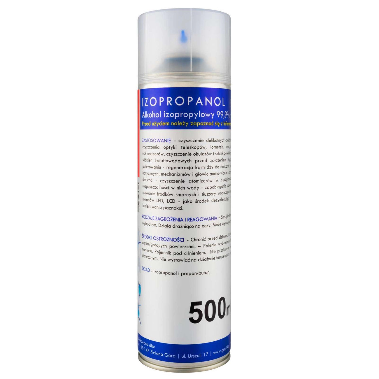 Spray za čišćenje izopropil alkoholom GSG24 I-Max, 500ml