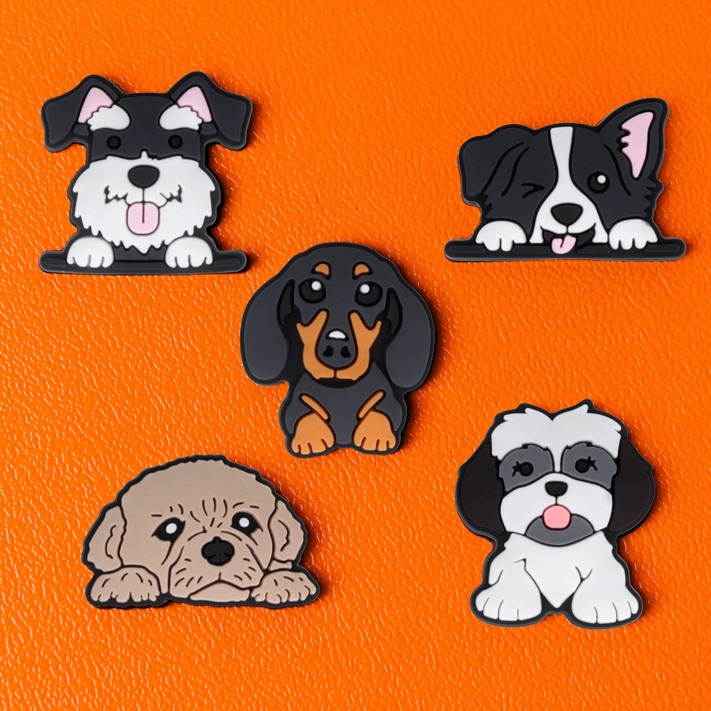 3D OEM Dog nalepnica za futrolu telefona / tableta, set od 5 komada, raznobojno