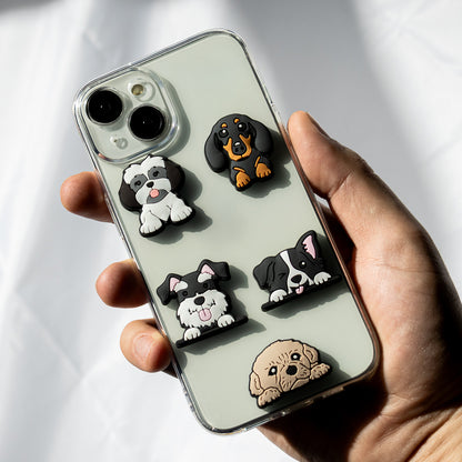 3D OEM Dog nalepnica za futrolu telefona / tableta, set od 5 komada, raznobojno