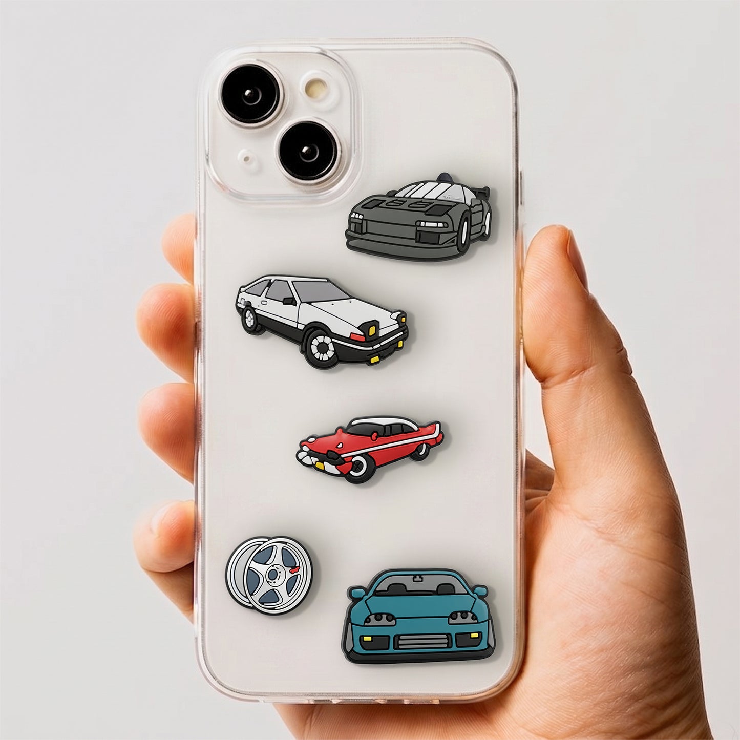 3D nalepnica OEM Fast Cars za futrolu za telefon / tablet, set od 5 komada, višebojno