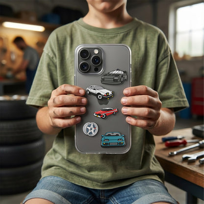 3D nalepnica OEM Fast Cars za futrolu za telefon / tablet, set od 5 komada, višebojno