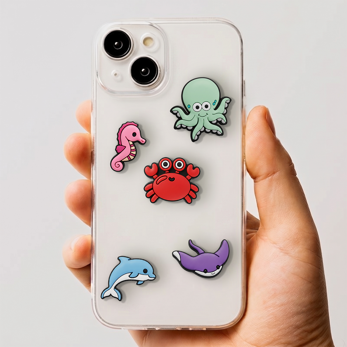 3D nalepnica OEM Ocean za futrolu za telefon / tablet, set od 5 komada, raznobojno