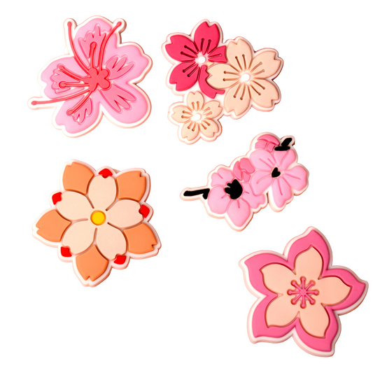 3D nalepnica OEM Pink Blossom za futrolu telefona / tableta, set od 5 komada, više boja