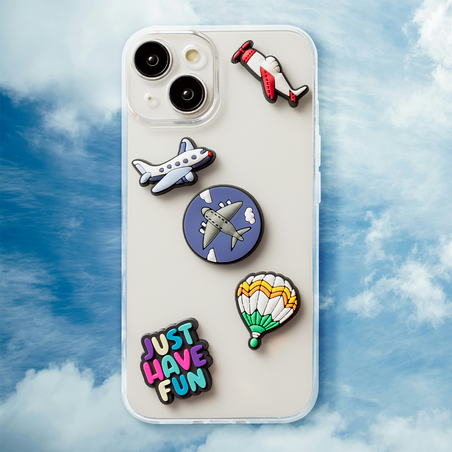 3D OEM Travel nalepnica za futrolu telefona / tableta, set od 5 komada, više boja