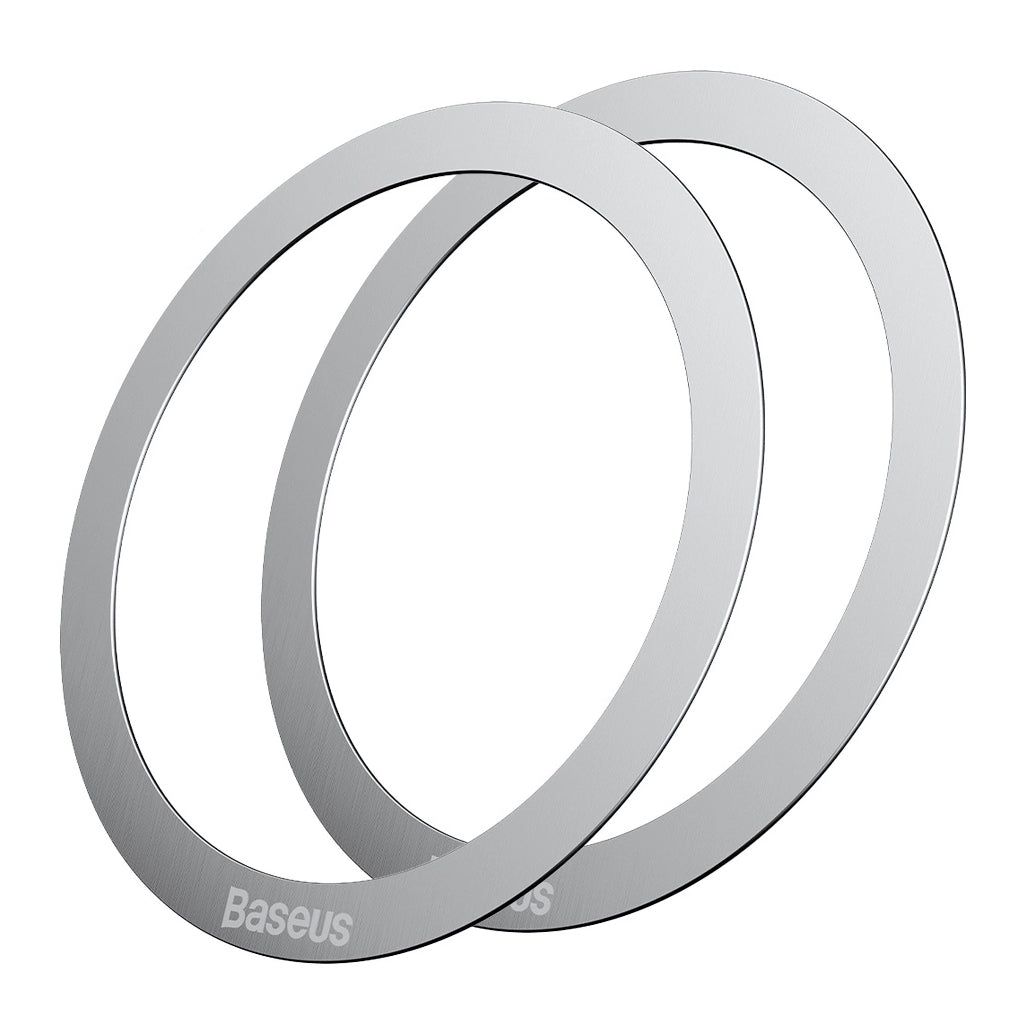 Metallic Sticker Baseus Halo Series, Set 2 pieces, Silver PCCH000012 