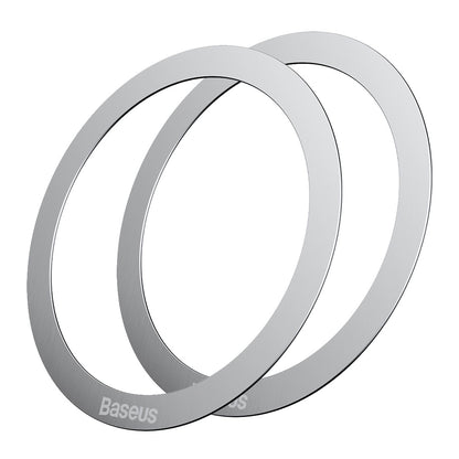 Metallic Sticker Baseus Halo Series, Set 2 pieces, Silver PCCH000012 